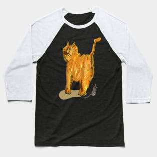Cat and mouse Baseball T-Shirt